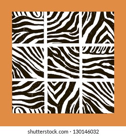 decorative pattern from strakes zebra