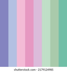 Decorative pattern template flat vertical pastel lines