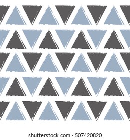 Decorative pattern with triangles can be used for your creative designs.