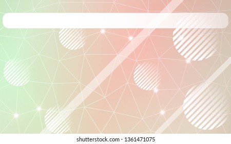 Decorative pattern with triangles, line, circle, space for text style. Decorative design for your idea. Vector illustration. Blurred Background, Smooth Gradient Texture Color