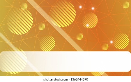 Decorative pattern with triangles, line, circle, space for text style. Decorative design for your idea. Vector illustration. Blurred Background, Smooth Gradient Texture Color