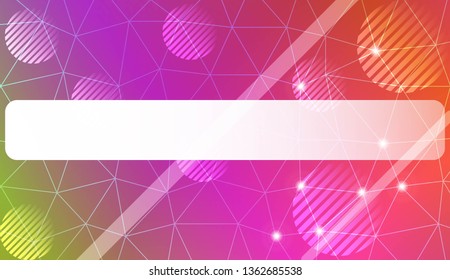 Decorative pattern with triangles, line, circle, space for text style. For your home interior wallpaper, fashion print. Vector illustration. Abstract Gradient Soft Colorful Background