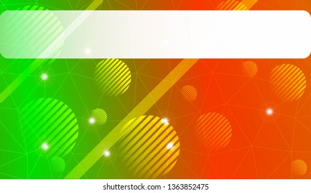 Decorative pattern with triangles, line, circle, space for text style. Decorative design for your idea. Vector illustration. Blurred Background, Smooth Gradient Texture Color