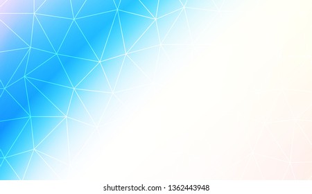Decorative pattern with triangles style. Background for your business project. Advert, template screen. Vector illustration. Creative gradient color