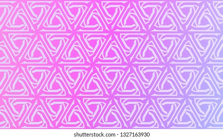 Decorative Pattern With Triangles Style. Blurred Gradient Background. Bright Color. For Banner Template, Flyer, Invitation Card. Vector Illustration.