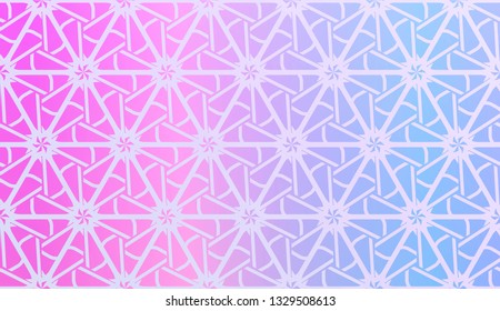 Decorative Pattern With Triangles Style. Blurred Gradient Background. Bright Color. For Banner Template, Flyer, Invitation Card. Vector Illustration.
