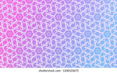 Decorative Pattern With Triangles Style. Blurred Gradient Background. Bright Color. For Banner Template, Flyer, Invitation Card. Vector Illustration.