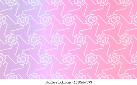 Decorative Pattern With Triangles Style. Blurred Gradient Background. Bright Color. For Banner Template, Flyer, Invitation Card. Vector Illustration.