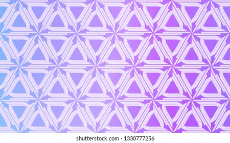 Decorative Pattern With Triangles Style. Blurred Gradient Background. Bright Color. For Banner Template, Flyer, Invitation Card. Vector Illustration.