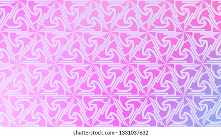 Decorative Pattern With Triangles Style. Blurred Gradient Background. Bright Color. For Banner Template, Flyer, Invitation Card. Vector Illustration.