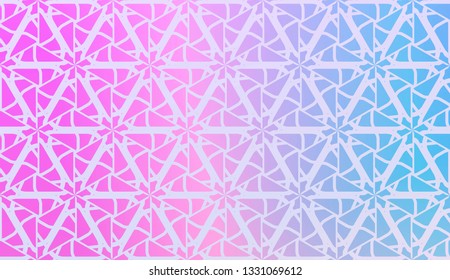 Decorative Pattern With Triangles Style. Blurred Gradient Background. Bright Color. For Banner Template, Flyer, Invitation Card. Vector Illustration.