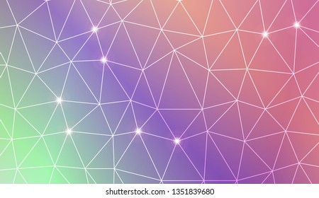Decorative pattern with triangles style. Decorative design for your idea. Vector illustration. Blurred Background, Smooth Gradient Texture Color