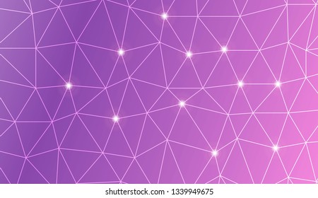 Decorative pattern with triangles style. For textures or wallpaper. Vector illustration. Creative gradient color.