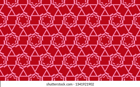 Decorative pattern with triangles style. Vector illustration. For fashion print, scrapbooking page, flyer design