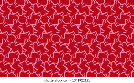 Decorative pattern with triangles style. Vector illustration. For fashion print, scrapbooking page, flyer design