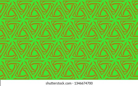 Decorative pattern with triangles style. Vector illustration. For fashion print, scrapbooking page, flyer design