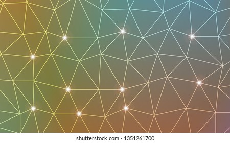 Decorative pattern with triangles style. For your home interior wallpaper, fashion print. Vector illustration. Abstract Gradient Soft Colorful Background