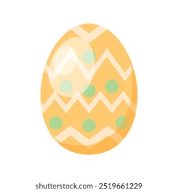 Decorative patterned colorful easter eggs icons vector illustration perfect for holiday easter isolated on a white background