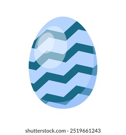 Decorative patterned colorful easter eggs icons vector illustration perfect for holiday easter isolated on a white background