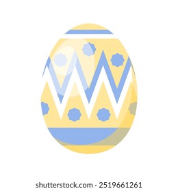 Decorative patterned colorful easter eggs icons vector illustration perfect for holiday easter isolated on a white background