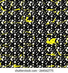 Decorative patterned sky in the form of square tiles