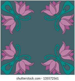 Decorative patterns, frame elements
