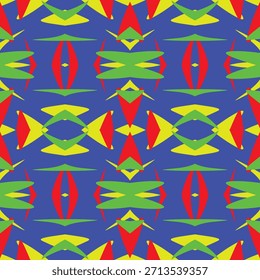 Decorative patterns on fabric are created using various techniques.