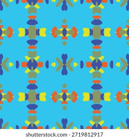 Decorative patterns on fabric created using various techniques.