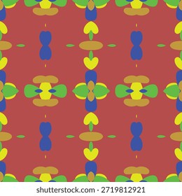 Decorative patterns on fabric created using various techniques.