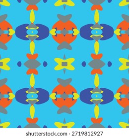 Decorative patterns on fabric created using various techniques.