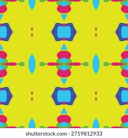 Decorative patterns on fabric created using various techniques.