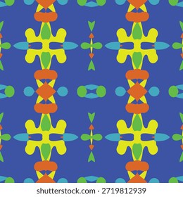Decorative patterns on fabric created using various techniques.