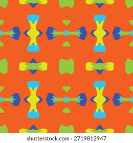 Decorative patterns on fabric created using various techniques.