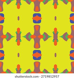 Decorative patterns on fabric created using various techniques.