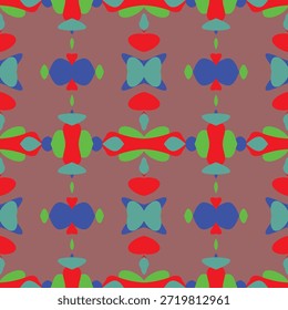 Decorative patterns on fabric created using various techniques.