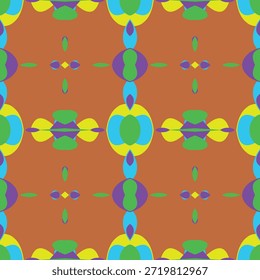 Decorative patterns on fabric created using various techniques.