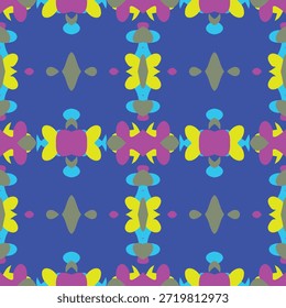 Decorative patterns on fabric created using various techniques.