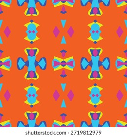 Decorative patterns on fabric created using various techniques.