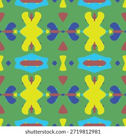 Decorative patterns on fabric created using various techniques.