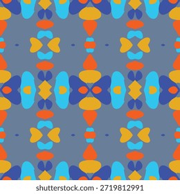 Decorative patterns on fabric created using various techniques.