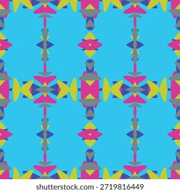 Patrones decorativos sobre tela creados utilizando diversas técnicas.