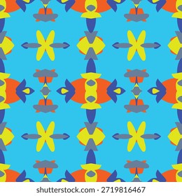 Patrones decorativos sobre tela creados utilizando diversas técnicas.
