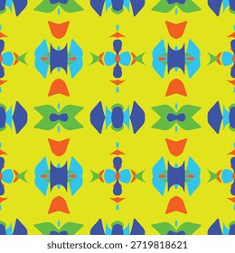 Decorative patterns on fabric created using various techniques.