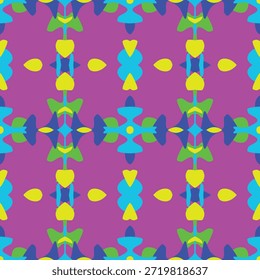 Patrones decorativos sobre tela creados utilizando diversas técnicas.