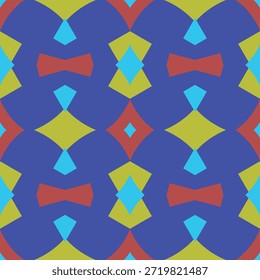 Patrones decorativos sobre tela creados utilizando diversas técnicas.