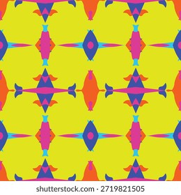 Decorative patterns on fabric created using various techniques.