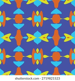 Decorative patterns on fabric created using various techniques.