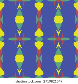 Decorative patterns on fabric created using various techniques.