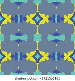 Decorative patterns on fabric created using various techniques.