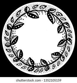 Decorative patterns for plates prints for t-shirts logo ornament mandala flat vintage elements